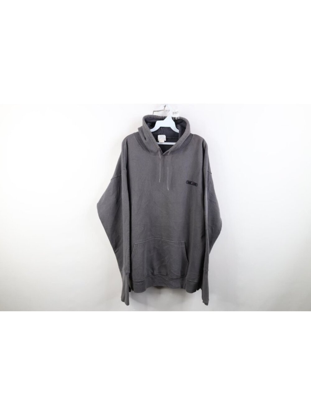 Vintage 90s Handcuffs Skateboarding Mens Large Faded Hoodie Sweatshirt Gray USA